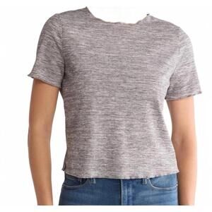NWT Cotton Emporium Grey Knit Tee in Medium